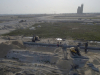 Road building and drainage installation underway just north of the Southern Boulevard