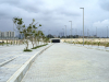 A section of completed road with landscaping in Eko Atlantic