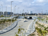 Completed roads and landscaping in Eko Atlantic