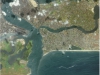 Land reclamation view from space, January 2009