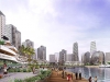 \'Terraces\' development around the first ring of the Marina in Eko Atlantic
