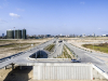 An aerial image of a completed section of the Road network in Eko Atlantic.