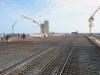 Bridge on Eko Atlantic before it has been filled with concrete