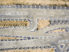 A bird's-eye view of a finished section of road in Eko Atlantic