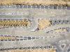 A bird's-eye view of a finished section of road in Eko Atlantic
