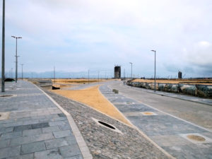 Finished section of the Eko Boulevard